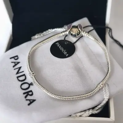 Pulsera Pandora de plata 925 stitch - miniatura 1