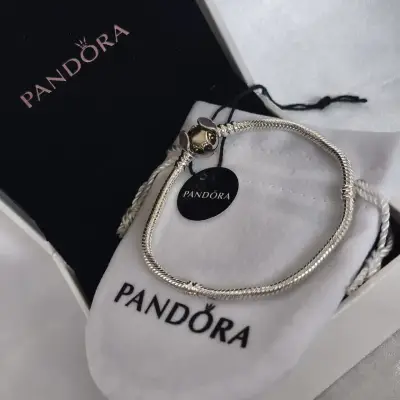 Pulsera Pandora de plata 925 stitch - miniatura 6