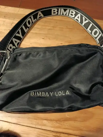 Bandolera negra Bimba y Lola con logo - miniatura 3