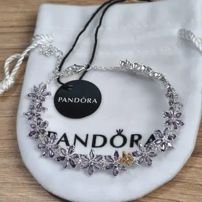 Pulsera Pandora Bridgerton plata 925 flores - miniatura 2