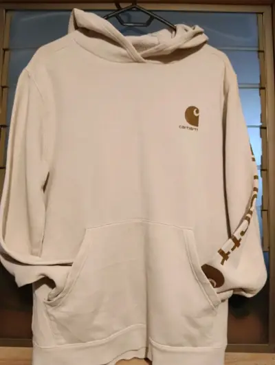 Polerón con capucha Carhartt beige unisex - miniatura 1