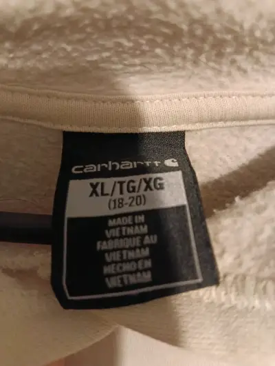 Polerón con capucha Carhartt beige unisex - miniatura 3