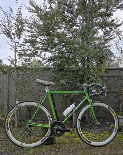 Bicicleta pistera Bianchi verde - miniatura 2
