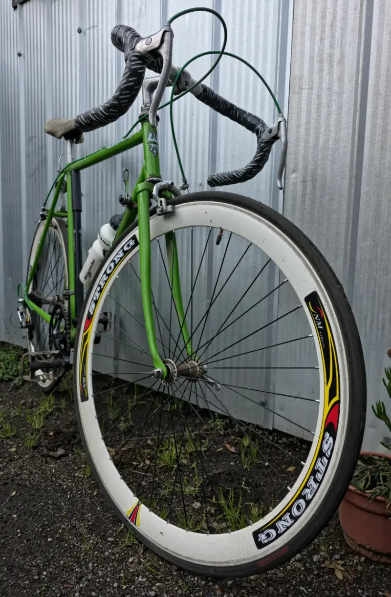 Bicicleta pistera Bianchi verde - 4