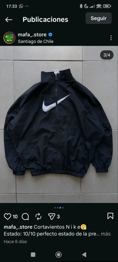 Cortavientos Nike Streetwear - miniatura 1