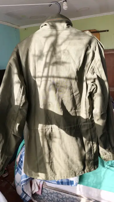 Chaqueta militar verde oliva con bolsillos - miniatura 6