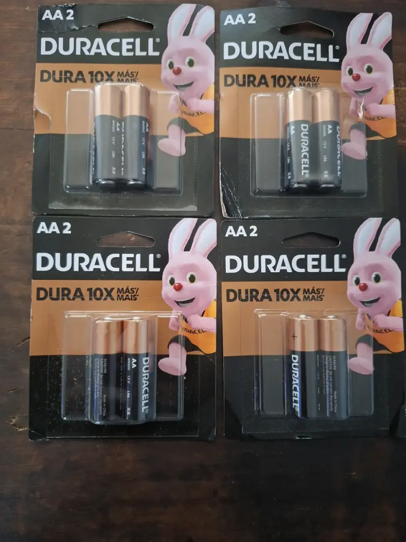 Pilas Duracell AA Dura 10X Paquete de 4 - 3