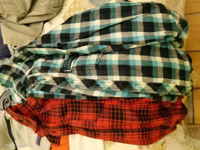 Camisas de franela a cuadros para hombre - miniatura 1