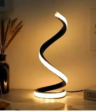 Lámpara de mesa LED espiral moderna - miniatura 1