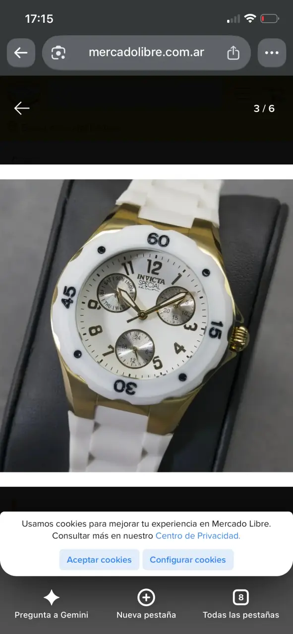 Reloj Invicta Special Edition Blanco y Dorado - 3