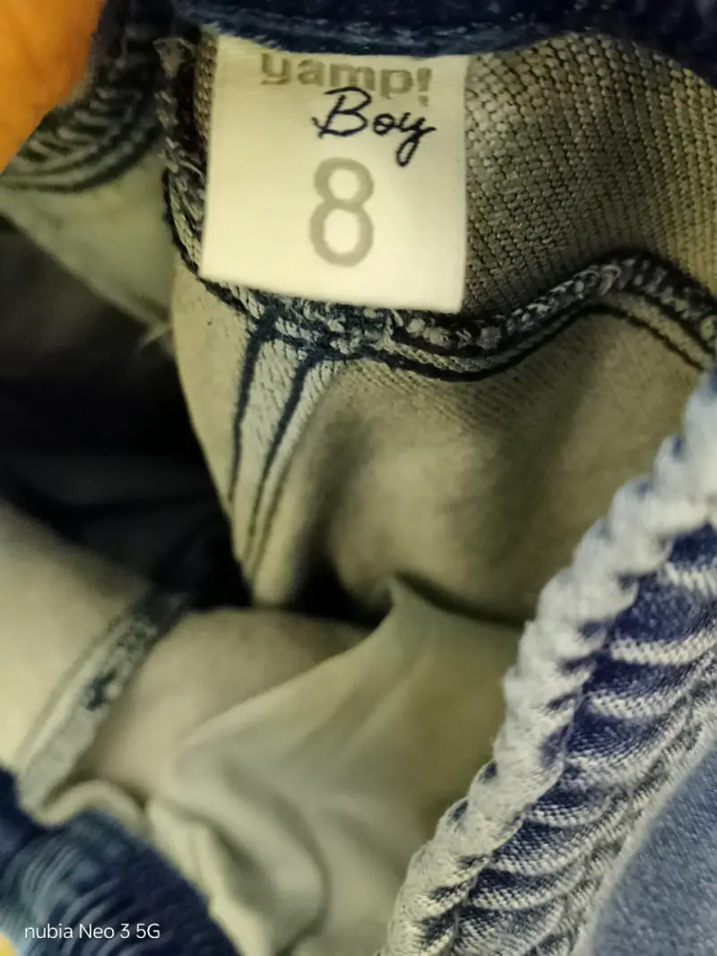 Pack de pantalones para niños color caqui y azul - 2