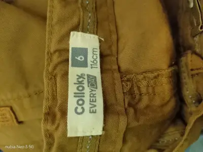 Pack de pantalones para niños color caqui y azul - miniatura 3