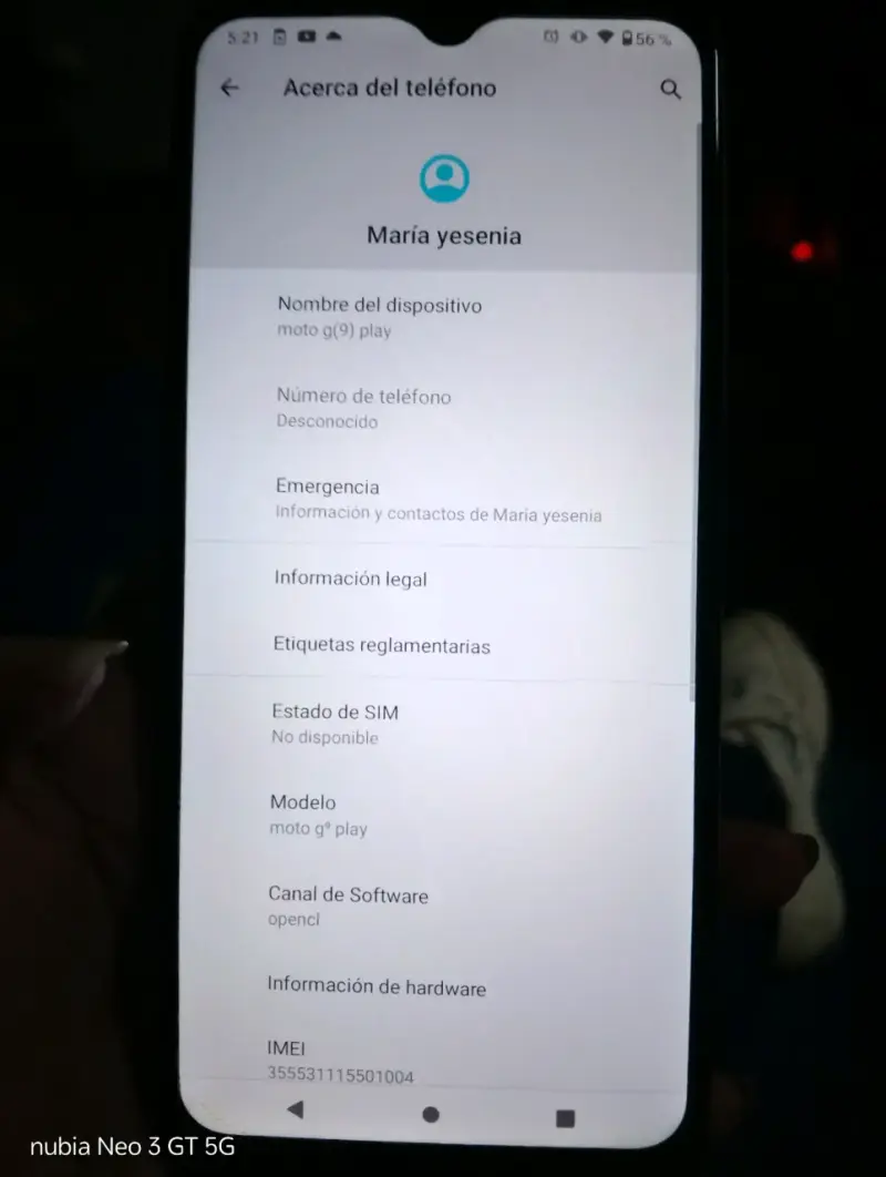 Motorola mog 9 play5G en buen estado - 5