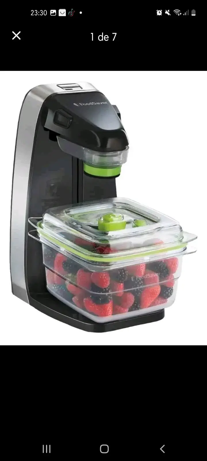 Sellador al vacío FoodSaver sin contenedor - 1