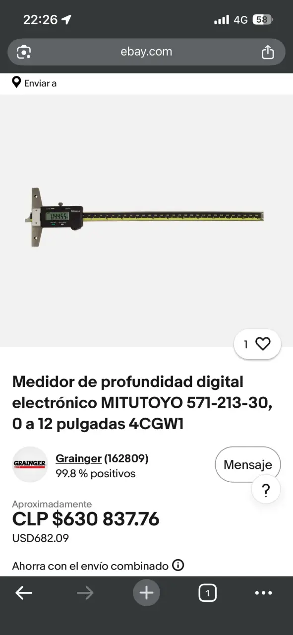 Calibrador digital de precisión 300mm - 2
