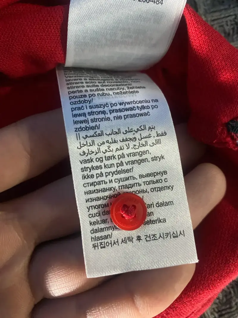 Polera Polo Roja Tommy Hilfiger - 3