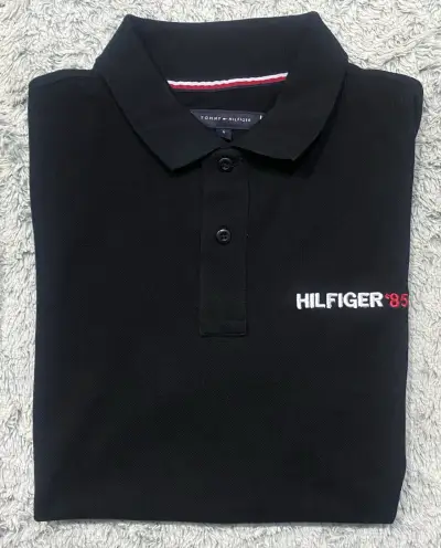 Polera Polo Roja Tommy Hilfiger - miniatura 5