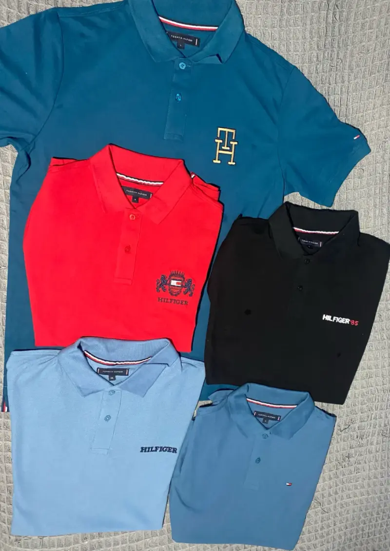 Polera Polo Roja Tommy Hilfiger - 6