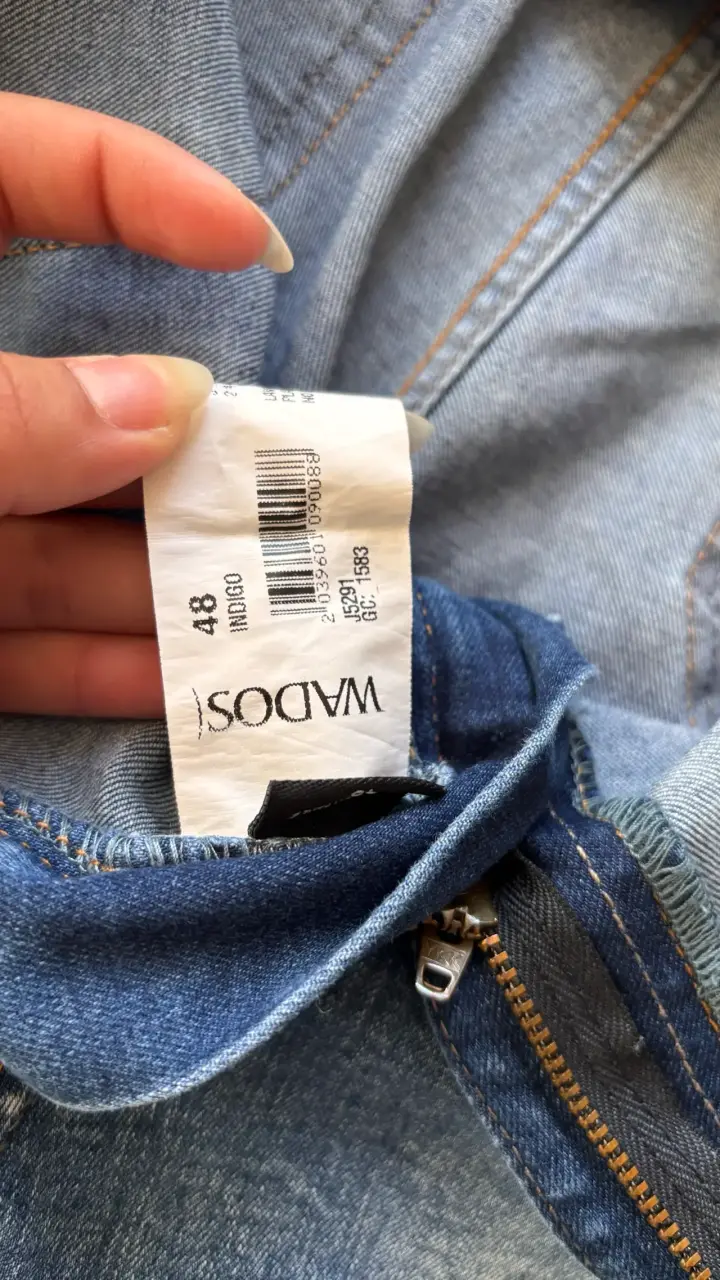 Jeans acampanados de mezclilla azul Wadoss - 2