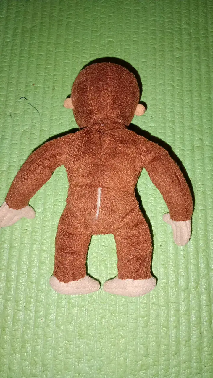 Peluche de mono marrón suave y tierno - 2