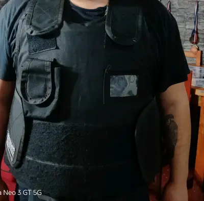 Chaleco de Seguridad Privada Negro Maxtar - miniatura 2