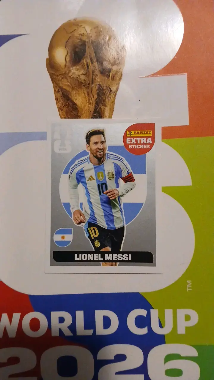 Lámina Panini Lionel Messi Mundial 2026 - 1