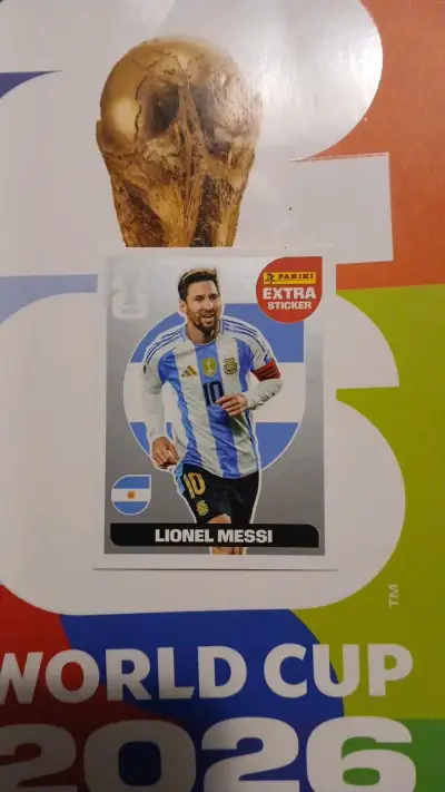 Lámina Panini Lionel Messi Mundial 2026 - miniatura 1
