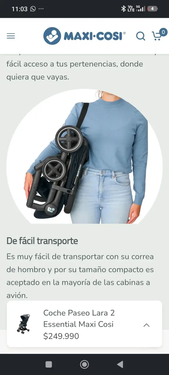 Coche de bebé ultra compacto Maxi-Cosi Lara² - 4