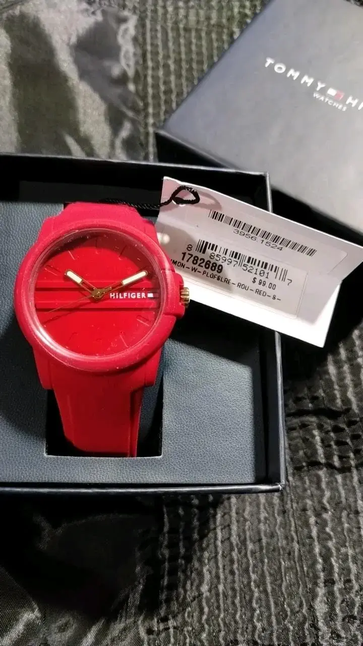 Reloj Tommy Hilfiger rojo para hombre - 1