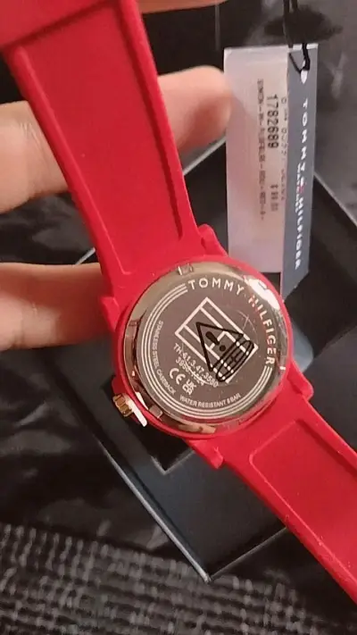 Reloj Tommy Hilfiger rojo para hombre - miniatura 3