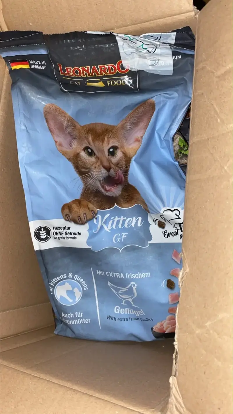 Alimento para gatitos Leonardo GF sin cereales