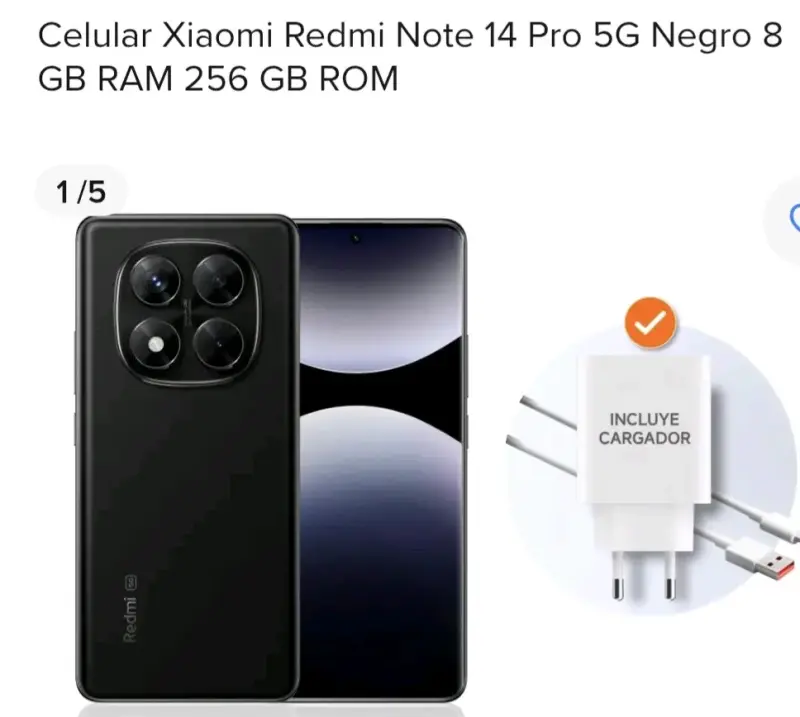 Smartphone Xiaomi Redmi Note 14 Pro 5G 200MP - 6