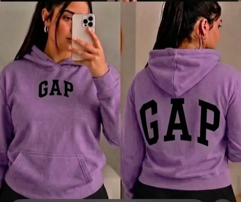 Polerón con capucha rosa GAP(replica)para mujer - 2