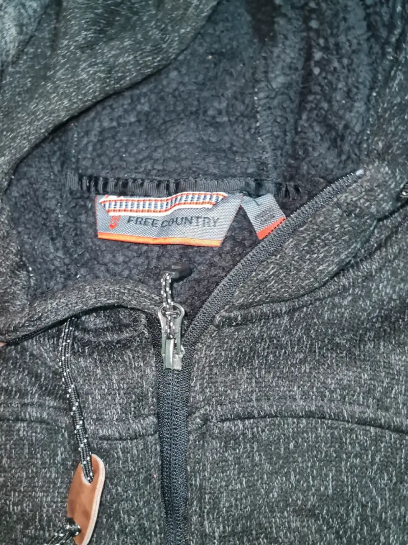 Polerón con capucha gris oscuro para hombre - 2