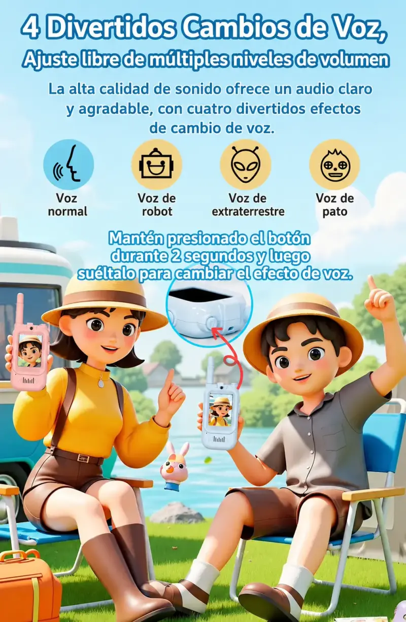 Walkie Talkies con Video para Niños - 6