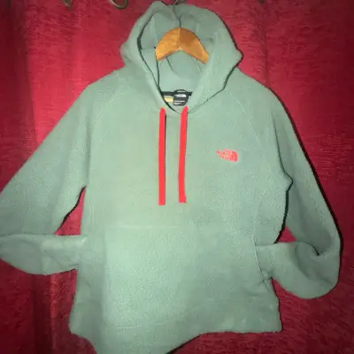Original corderito capucha The North Face verde - miniatura 1