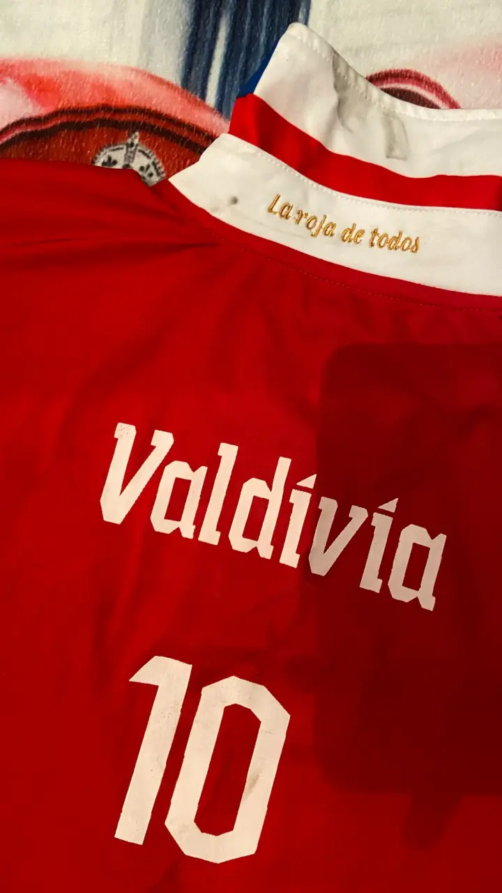 Camiseta Roja Selección Chile Puma Valdivia - 2