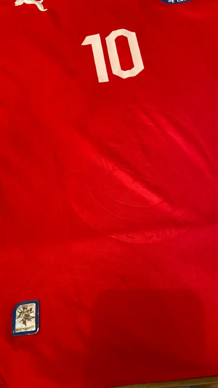 Camiseta Roja Selección Chile Puma Valdivia - 3