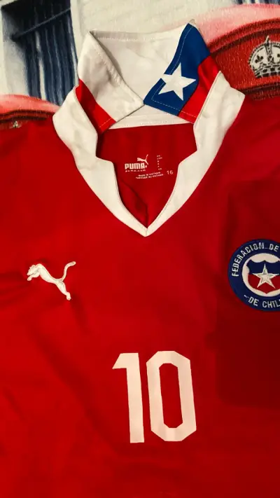 Camiseta Roja Selección Chile Puma Valdivia - miniatura 4