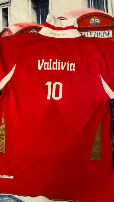 Camiseta Roja Selección Chile Puma Valdivia - miniatura 5
