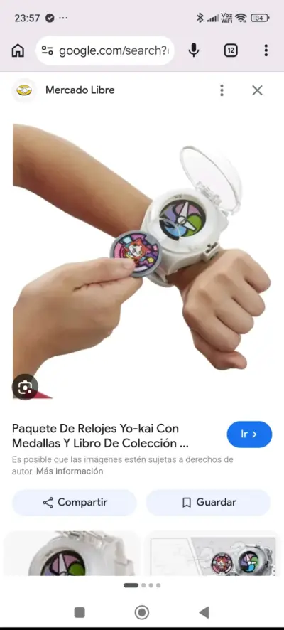 Reloj Yo-kai con medallas y libro de colección - miniatura 1