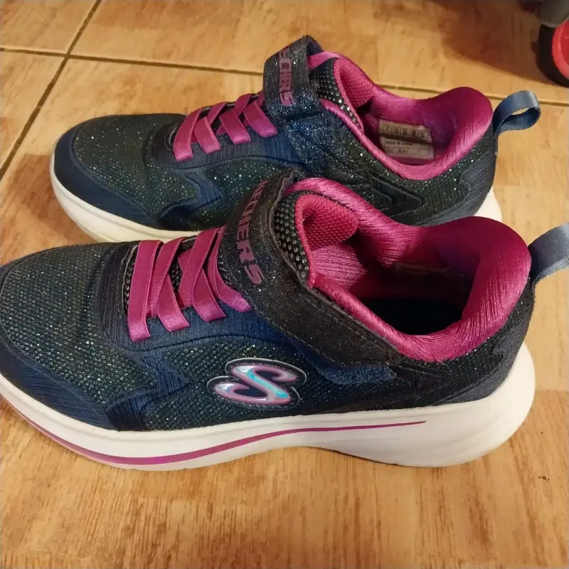 Zapatillas deportivas Skechers para niña azul - 1