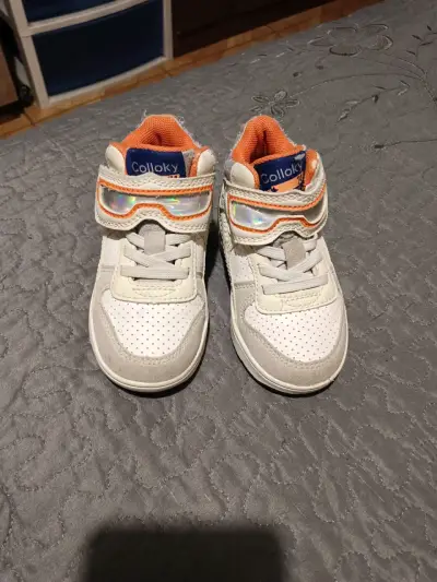 Zapatillas deportivas para niños Colloky blancas - miniatura 2