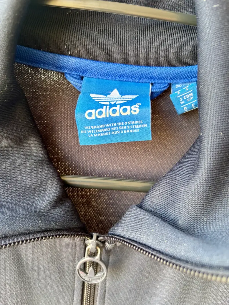 Chaqueta deportiva ADIDAS azul claro y azul marino - 4