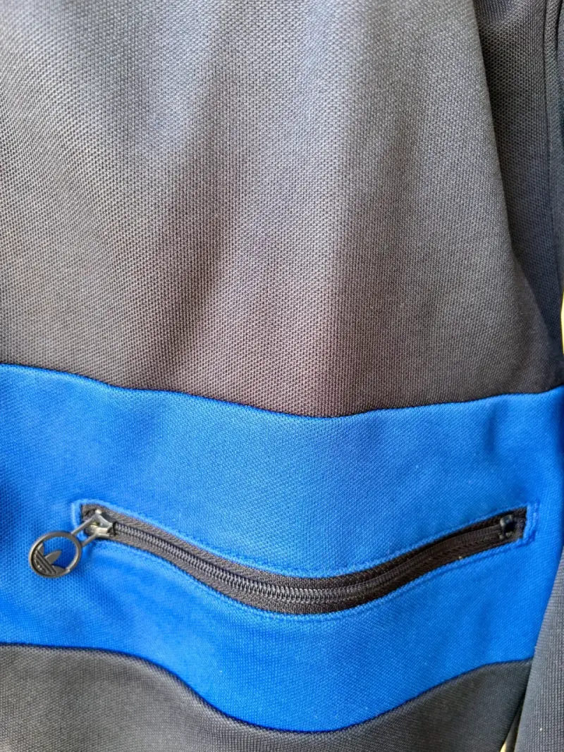 Chaqueta deportiva ADIDAS azul claro y azul marino - 6