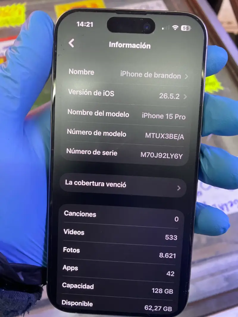 iPhone 15 Pro 128GB en buen estado - 6