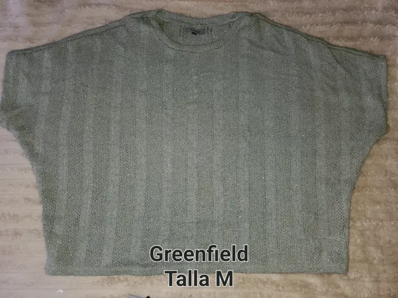 Suéter verde Greenfield talla M