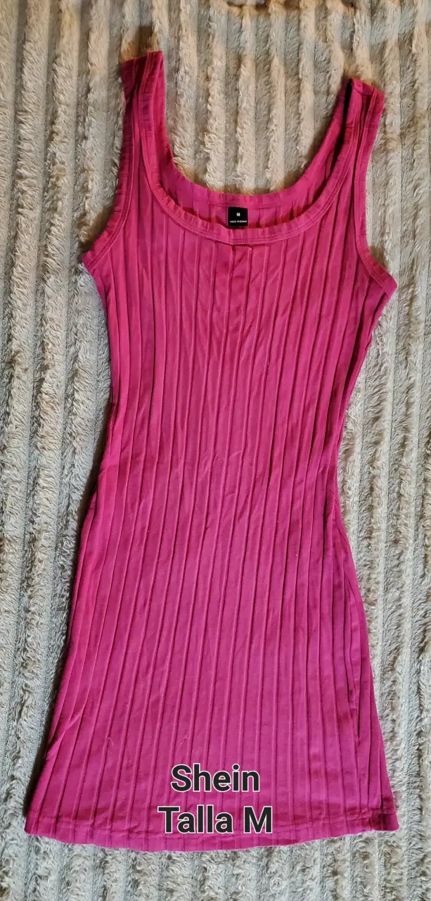 Vestido sin mangas Shein rosa talla M