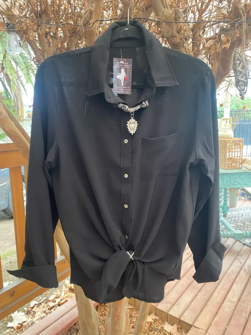 Camisa de manga larga para mujer - 5