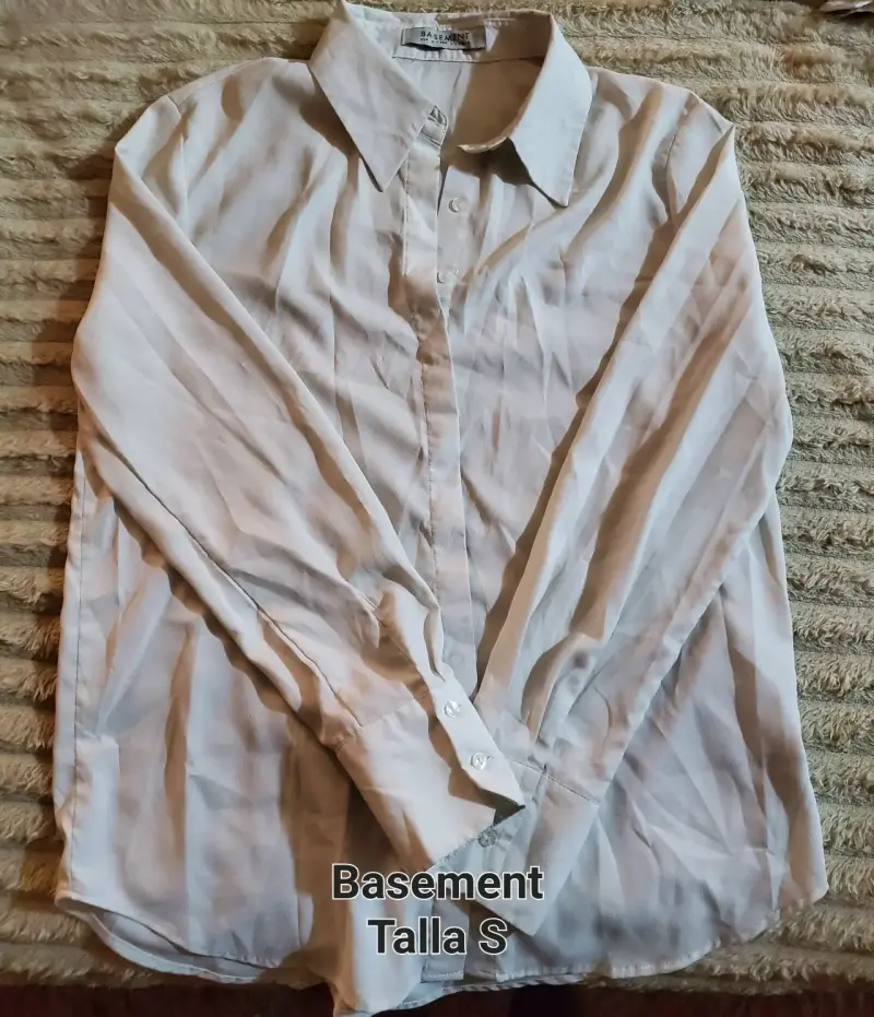 Camisa blanca de mujer Basement talla S